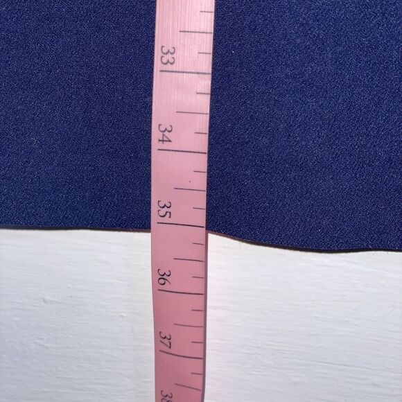 Lilly Pulitzer Navy Blue Shift Dress Size 8 Gold Silver Embroidered Resort Wear - Picture 10 of 11